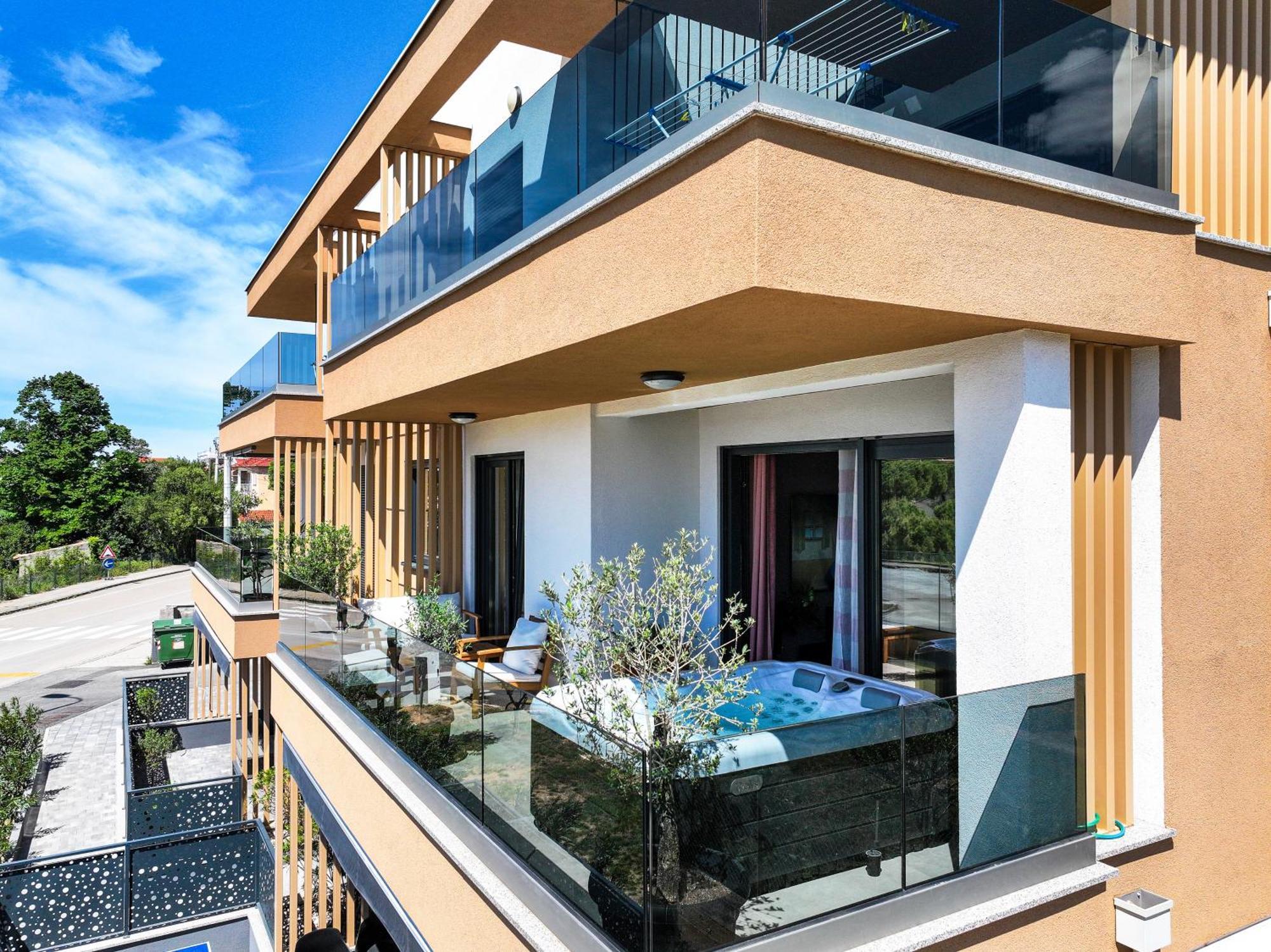 Luma Luxury Apartment With Jacuzzi Задар Экстерьер фото